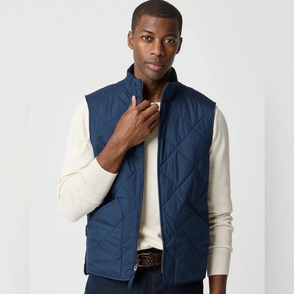 J. Crew Men’s Walker Quilted Vest - Picture 1 of 4